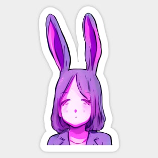 Anime Easter Bunny Girl (MD23ETR029) Sticker